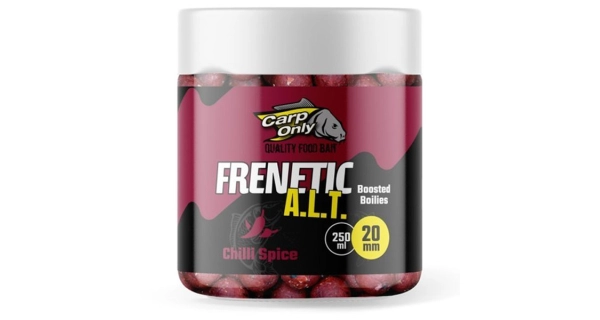 CARP-ONLY - Dipovaný boilies Frenetic ALT Chilli Korenie 20 mm 250 ml