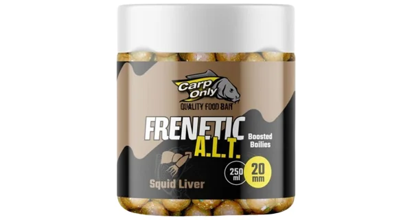 CARP-ONLY - Dipovaný boilies Frenetic ALT Krájačka a pečeň 24 mm 250 ml