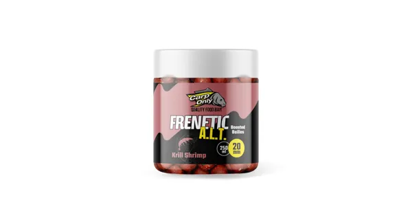 CARP-ONLY - Dipovaný Boilies Frenetic ALT Krill a Kreveta 24 mm 250 ml