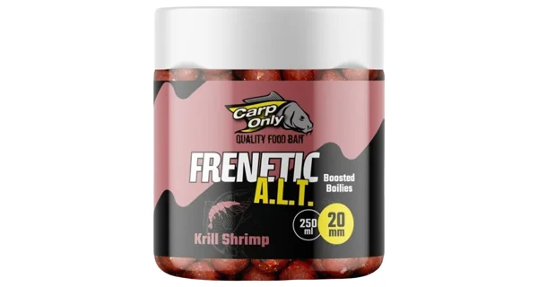 CARP-ONLY - Dipovaný boilies Frenetic ALT Krill a kreveta 24 mm 250 ml