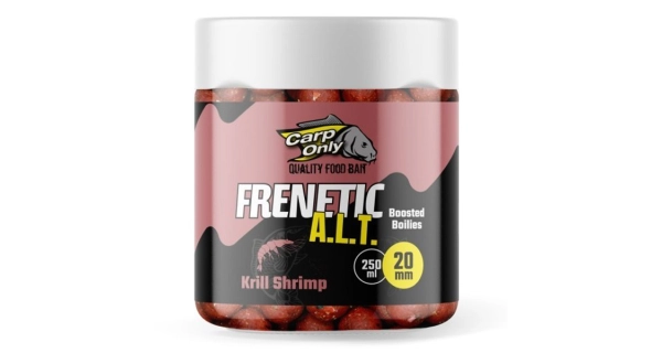 CARP-ONLY - Dipovaný boilies Frenetic ALT Krill Kreveta 20 mm 250 ml