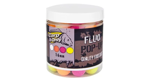 CARP-ONLY - Plávajúce boilie Fluo mix 4 farieb 80 g 16 mm
