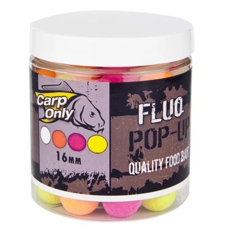 CARP-ONLY - Plávajúce boilie Fluo mix 4 farieb 80 g 16 mm
