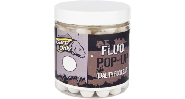 CARP-ONLY - Plávajúce boilie Fluo White 80 g 12 mm