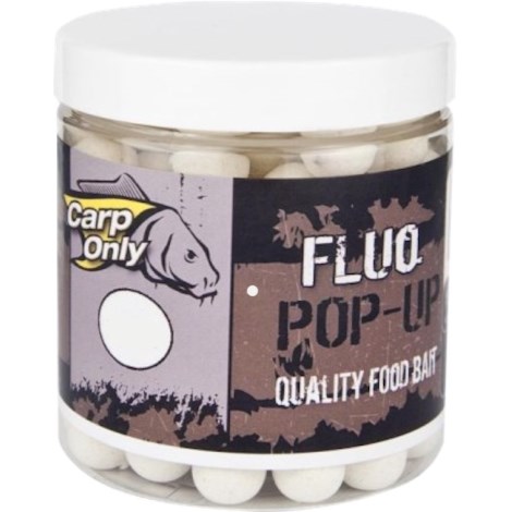 CARP-ONLY - Plávajúce boilie Fluo White 80 g 12 mm