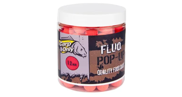 CARP-ONLY - Plávajúce boilies Fluo Red 80 g 12 mm