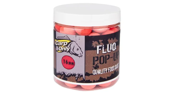 CARP-ONLY - Plávajúce boilies Fluo Red 80 g 16 mm