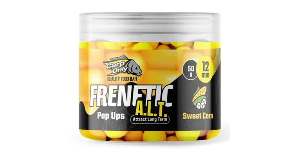 CARP-ONLY - Plávajúce Boilies Frenetic ALT Hi-Visual Pop Ups Sweet Corn 50 g 12 mm