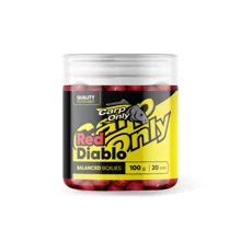 CARP-ONLY - Vyvážené Boilies Carp Only Balanced Red Diablo 24 mm 100 g