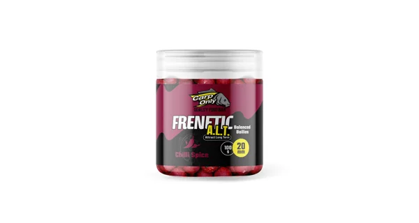 CARP-ONLY - Vyvážené Boilies Frenetic ALT Balanced Chilli Spice 20 mm 100 g
