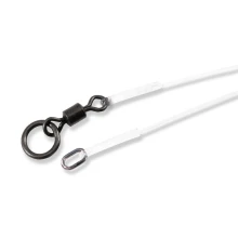 CARP ´R´ US - Nadväzec Super Stiff Link Oval Ring & Ring Swivel 9,5 cm 90 lb 2 ks