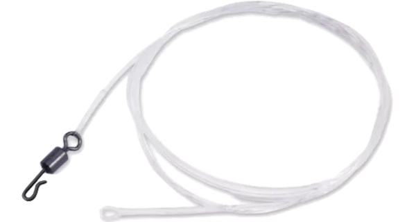 CARP ´R´ US - Shock leader 90 cm - 90 lb superstiff change swivel (2 ks) (hotový náväzec)