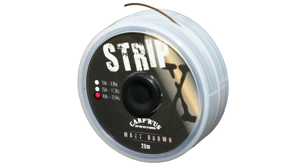 CARP ´R´ US - Šnúrka Strip-X Matt Brown 15 lb 20 m