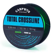 CARP'R'US - Vlasec Total Crossline Cast Green 0,230 mm 4,4 kg 1000 m