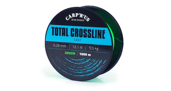 CARP'R'US - Vlasec Total Crossline Cast Green 0,280 mm 6,4 kg 1000 m