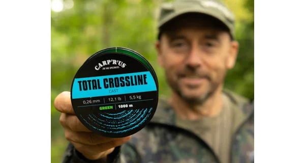 CARP'R'US - Vlasec Total Crossline Cast Green 0,280 mm 6,4 kg 1000 m