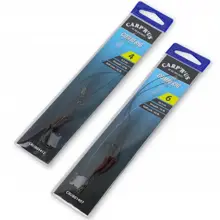 CARP'R'US - Hotový náväzec Combi Rig Stifflink Predator veľ. 4 9,5 cm 50 lb 2 ks