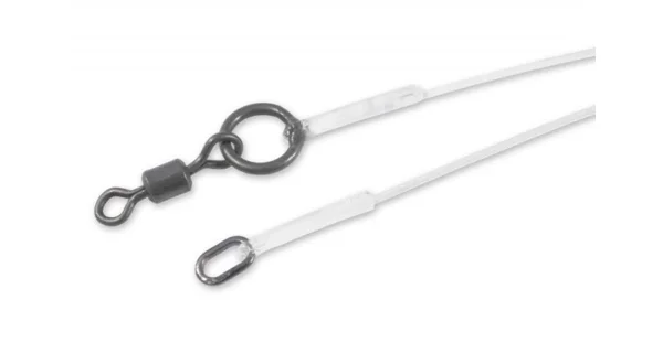 CARP'R'US - Nadväzec 360° Stiff Link Oval Ring & 360° Swivel 16,5 cm 50 lb 2 ks