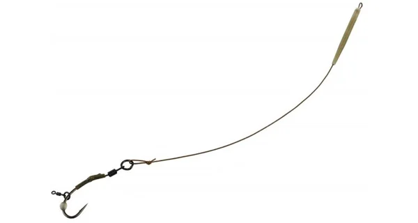 CARP'R'US - Nadväzec Ready Ronnie Rig Strip-X Mat Brown 25 lb Predator veľ. 6 2 ks