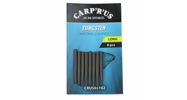 CARP'R'US - Prevlek proti zamotaniu Tungsten Antitangle Sleeves Long 8 ks
