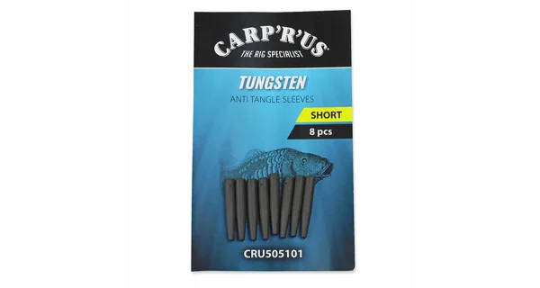 CARP'R'US - Prevlek proti zamotaniu Tungsten Antitangle Sleeves Short 8 ks