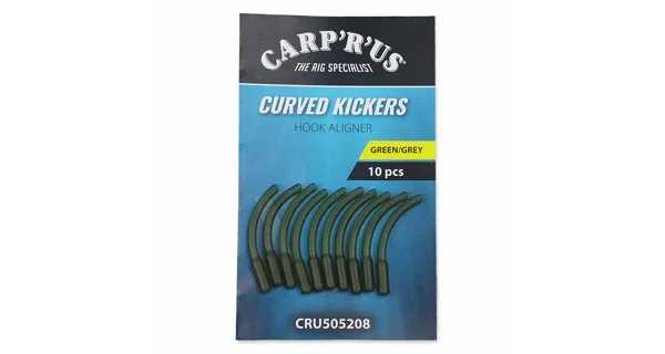 CARP'R'US - Rovnátka Curved Kickers Large Olive Grey 10 ks
