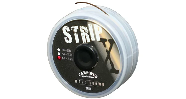 CARP'R'US - Šnúrka Strip-X Matt Brown 45 lb 20 m