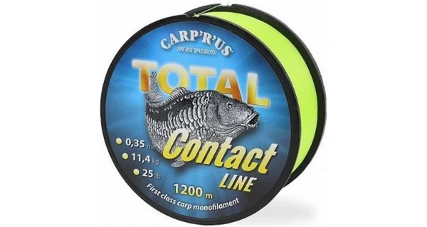 CARP'R'US - Vlasec Total Contact Line Yellow 0,30 mm 1200 m 9,1 kg