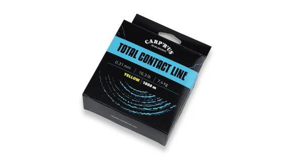CARP'R'US - Vlasec Total Contact Line Yellow 0,370 mm 22,20 lb 1000 m