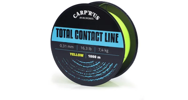 CARP'R'US - Vlasec Total Contact Line Yellow 0,370 mm 22,20 lb 1000 m