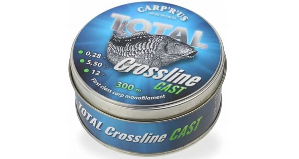 CARP'R'US - Vlasec Total Crossline Cast Green 0,28 mm 1200 m 5,5 kg