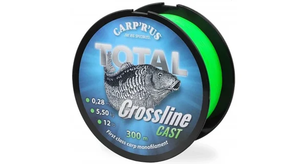 CARP'R'US - Vlasec Total Crossline Cast Green 0,28 mm 1200 m 5,5 kg