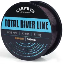 CARP'R'US - Vlasec Total River Line Brown 0,400 mm 23,20 lb 1000 m