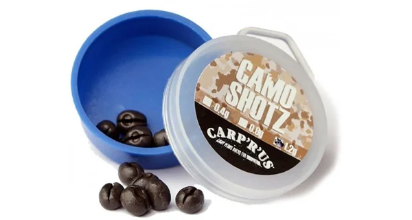 CARP'R'US - Záťažové broky Camo Shotz Camo Green 0,4 g