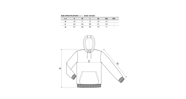 CARPSTYLE - Mikina Bank Hoodie veľ. 2XL
