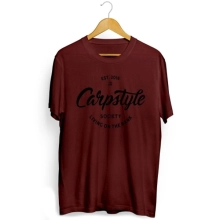 CARPSTYLE - Tričko T-shirt 2018 Burgundy veľ. L