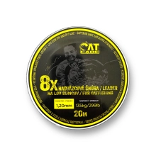CATCARE - Náväzcová Šnúrka Cano Leader Hooklink x8 20 m 1,20 mm 135 kg