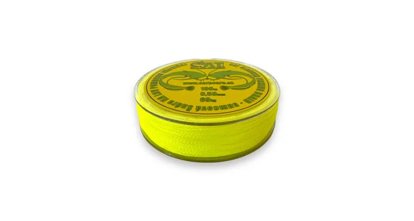 CATCARE - Šnúra CatClonker Braid Hi-Viz Yellow 100 m 0,59 mm 69 kg