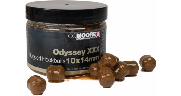 CC MOORE - Dumbels v dipe Glugged Hookbaits Odyssey XXX 10 x 14 mm 50 ks