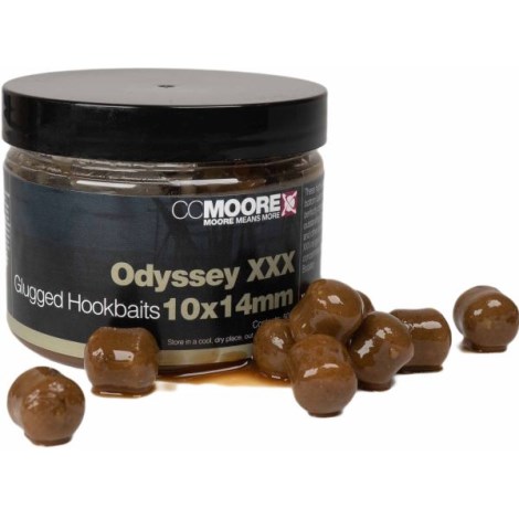 CC MOORE - Dumbels v dipe Glugged Hookbaits Odyssey XXX 10 x 14 mm 50 ks