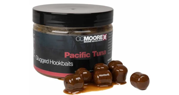 CC MOORE - Dumbels v dipe Pacific Tuna Glugged Hookbaits 15x18 mm 35 ks