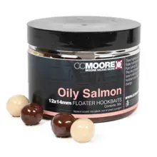 CC MOORE - Nástraha Oily Salmon Floater Hookbaits 12 x 14 mm 50 ks