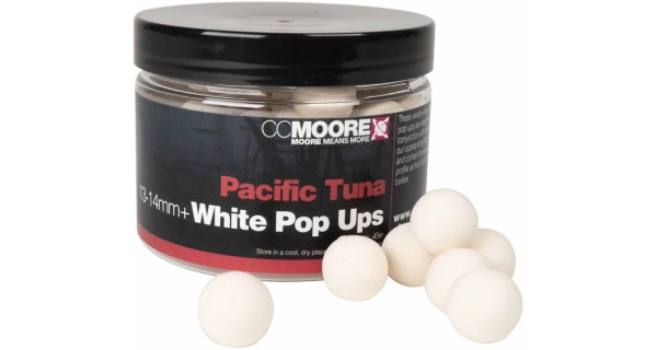 CC MOORE - Plávajúce boilie White Pacific Tuna 14 mm 45 ks