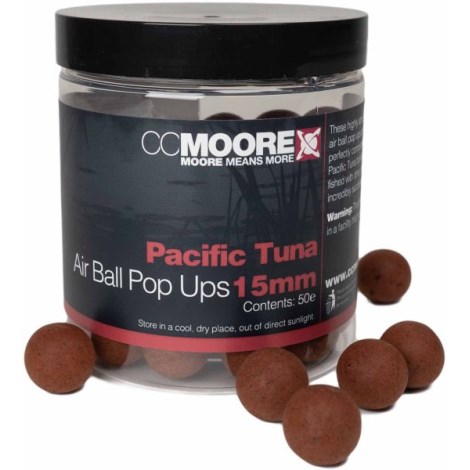 CC MOORE - Plávajúce boilies Air Ball Pop Ups 15 mm 50 ks Pacific Tuna