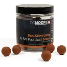 CC MOORE - Plávajúce boilies Air Ball Pop Ups Pro-Stim Liver 15 mm 50 ks