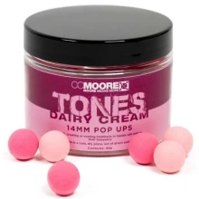CC MOORE - Plávajúce boilies Dairy Cream Tones Pop Ups 12 mm 55 ks