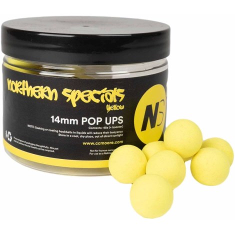 CC MOORE - Plávajúce boilies NS1 Žltá Citrus 14 mm 45 ks