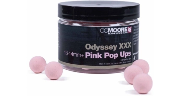 CC MOORE - Plávajúce boilies Odyssey XXX Pink 13-14 mm 45 ks