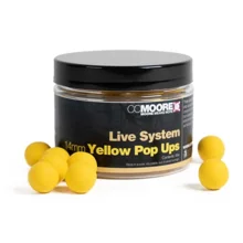 CC MOORE - Plávajúce boilies Pop Ups Live System Yellow 14 mm 45 ks