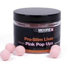 CC MOORE - Plávajúce boilies Pro-Stim Liver Pink Pop Ups 14 mm 45 ks